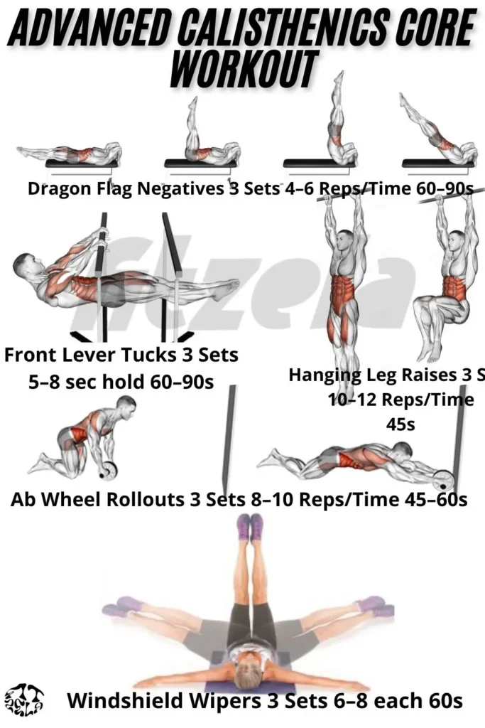 calisthenics core workout