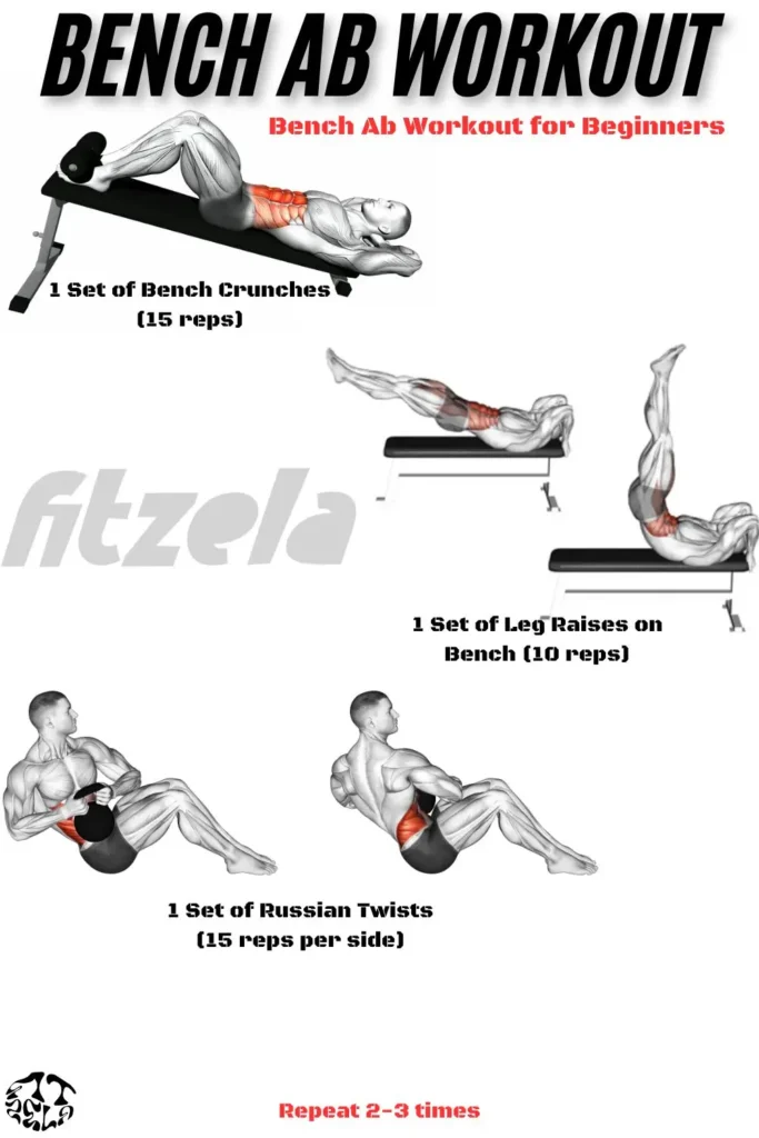 bench ab workout