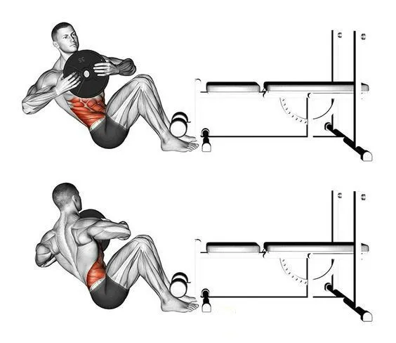 bench ab workout