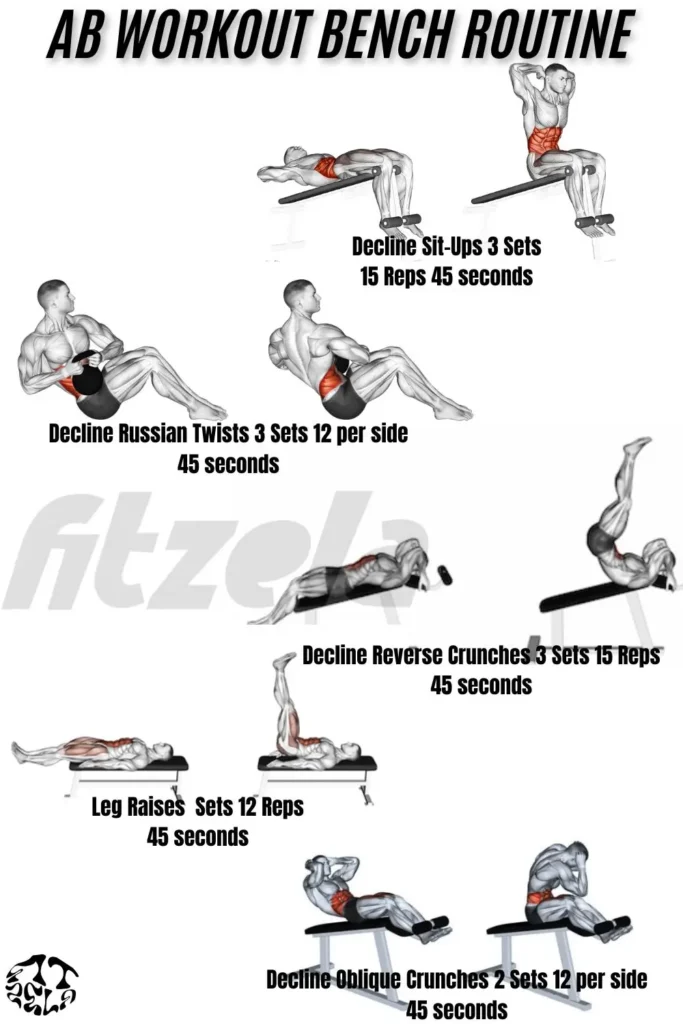 ab workout bench