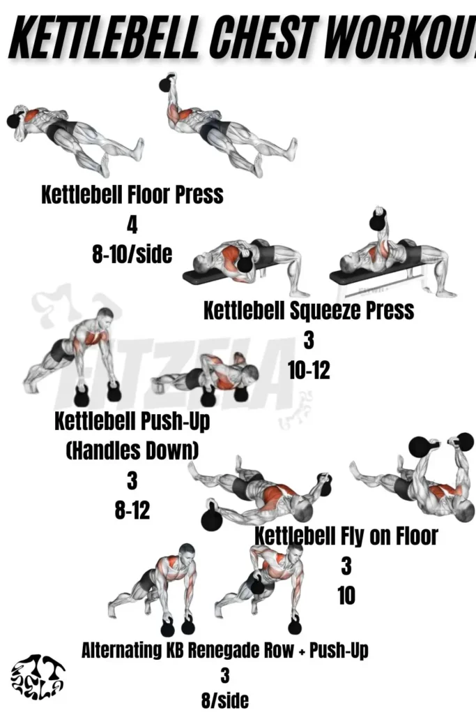 kettlebell chest workout