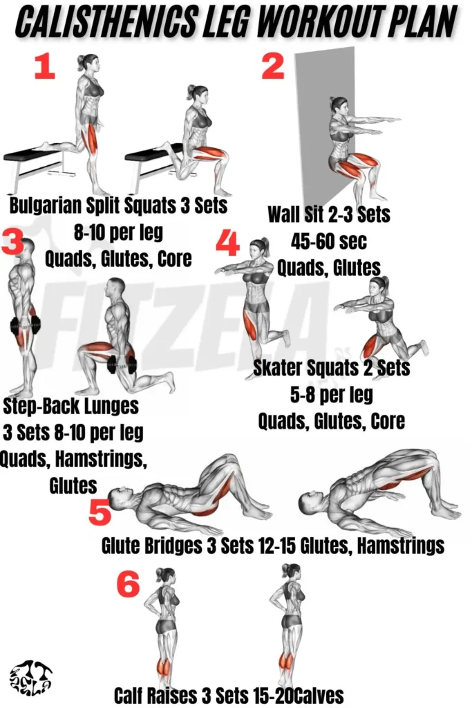 calisthenics leg workouts