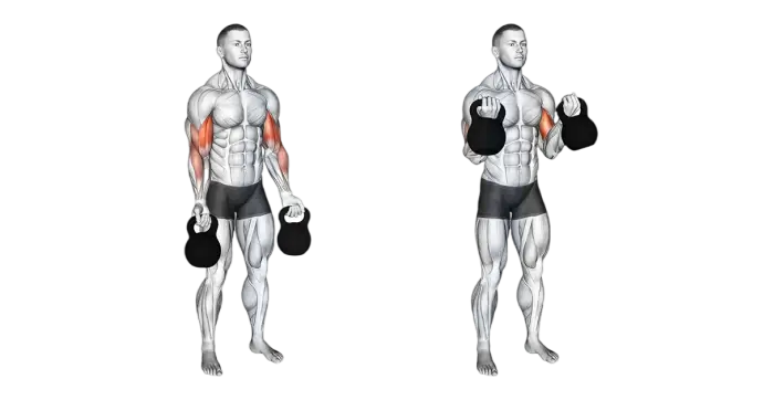 kettlebell arm workout