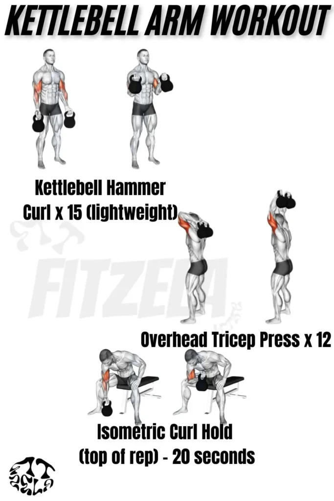kettlebell arm workout