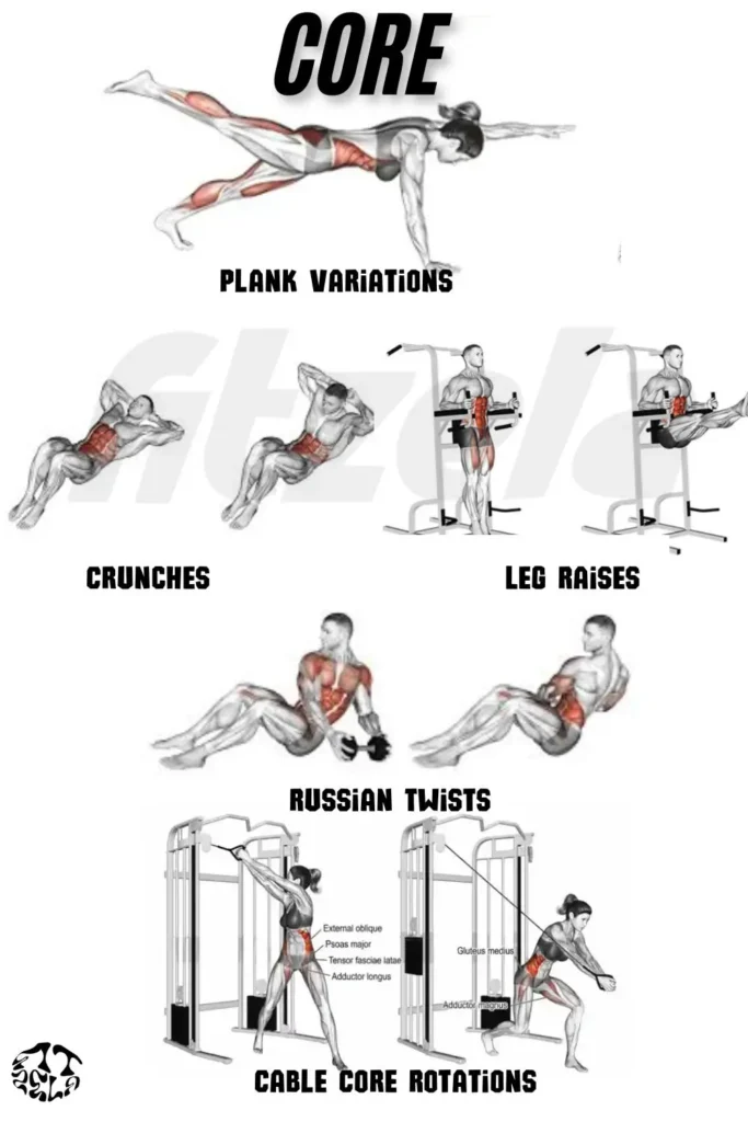 full body workout gym female
