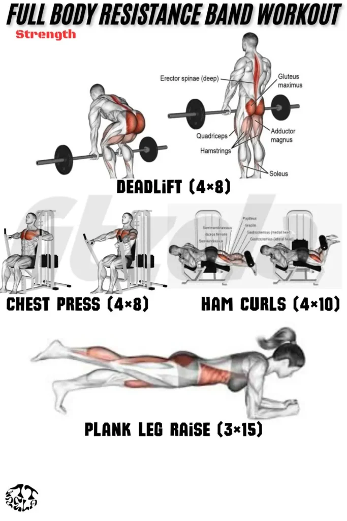 full body resistance band workout