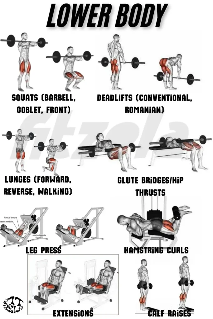 full body workout gym female