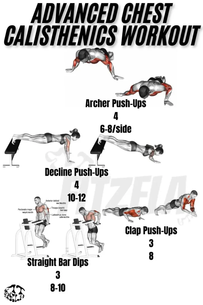 calisthenics chest workout