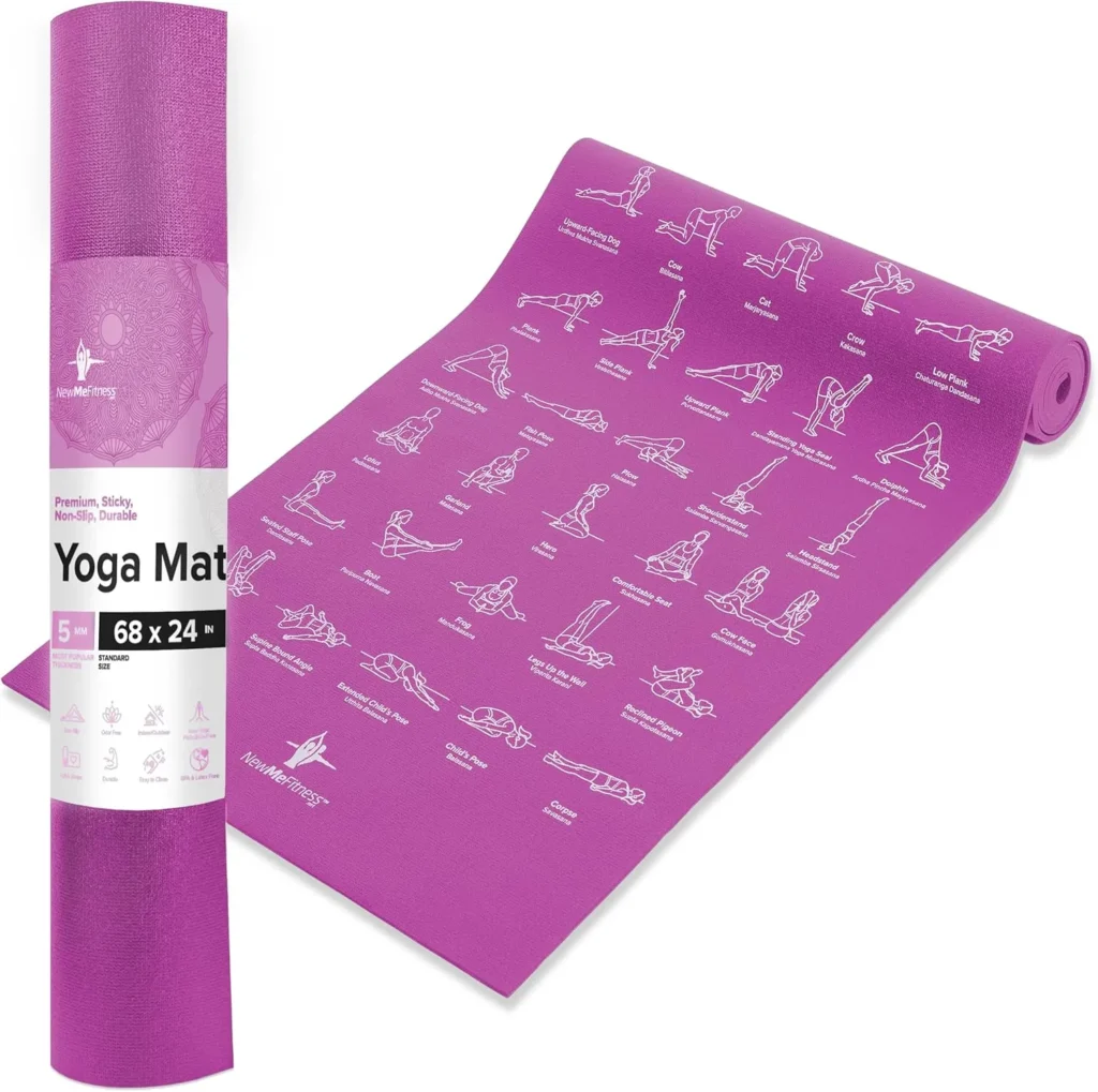 NewMe Fitness Yoga Workout Poster